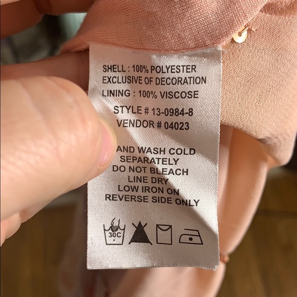 Pink Sequined One Shoulder Plus Cocktail Dress 14W - Picture 12 of 12